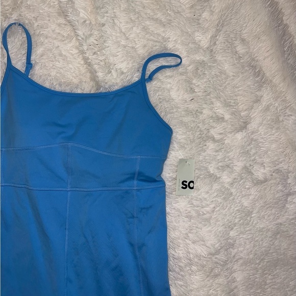 NWT S.O. Romper Jumpsuit Light Blue size Extra Large XL - Picture 1 of 4